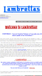 Mobile Screenshot of lambrettas.com.au